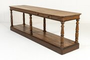 19th Century Rustic French Oak Drapers Table
