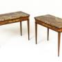 Pair of 18th Century Italian Cherrywood Consoles