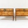 Pair of 18th Century Italian Yew Commodes