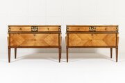 Pair of 18th Century Italian Yew Commodes