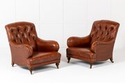 Pair Of 19th Century English Armchairs