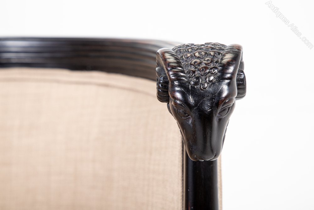 Pair Of 19th Century French Ebonised Chairs - Antiques Atlas
