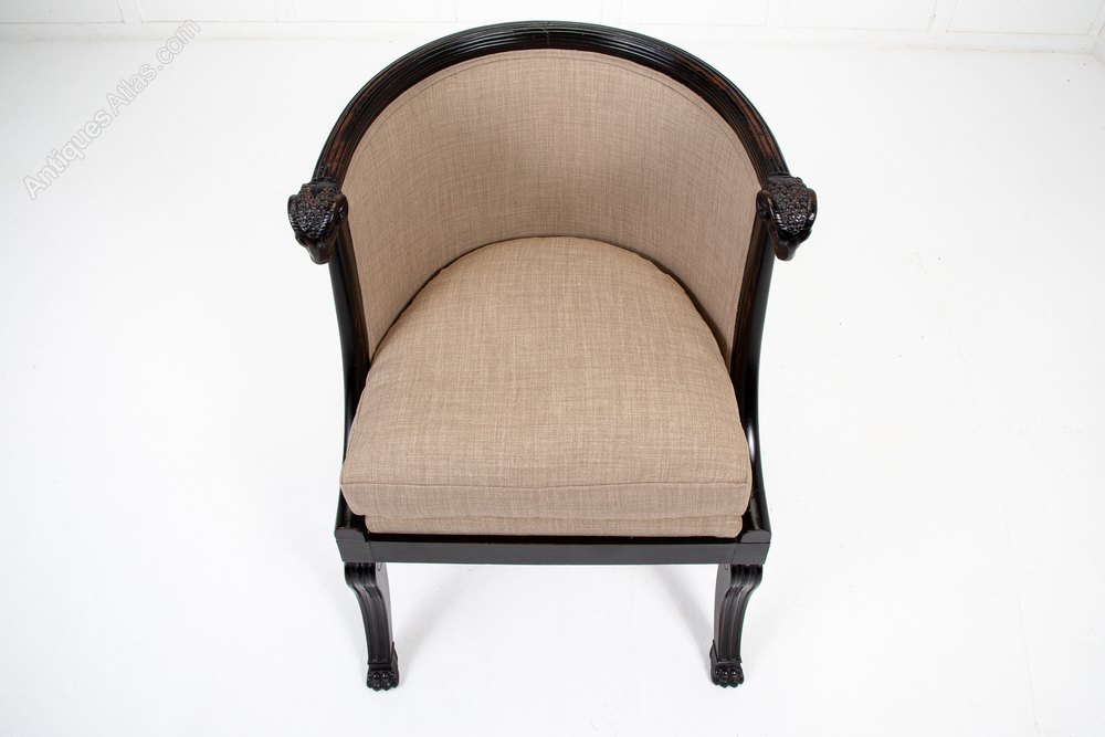 Pair Of 19th Century French Ebonised Chairs - Antiques Atlas