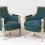 Pair of 19th Century French Painted Armchairs