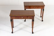 Pair Of 19th Century Italian Walnut Card Tables