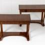 Pair of 19th Century Italian Walnut Console Tables