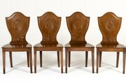 Set Of Four 19th Century English Regency Mahogany 