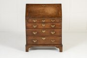 Small 18th Century English Oak Bureau