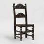 17th century South Yorkshire oak backstool chair