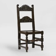 17th Century South Yorkshire Oak Backstool Chair