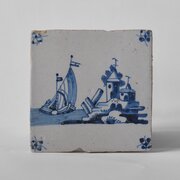 18th century Delft tile