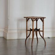 19th Century English Bamboo Lacquered Table