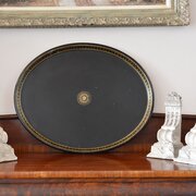 A 19th Century Oval Toleware Tray