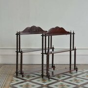 Anglo Indian Bobbin Turned Shelves