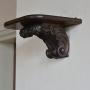Carved Red Walnut Corbel Wall Bracket