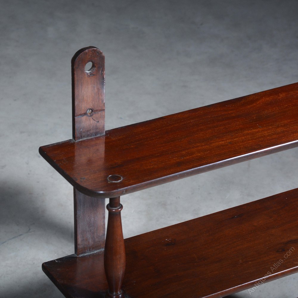 Cuban Mahogany Hanging Shelves Antiques Atlas