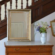 Distressed 19th Century Gilt Frame Mirror
