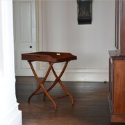 Georgian Mahogany Butlers Tray On Stand