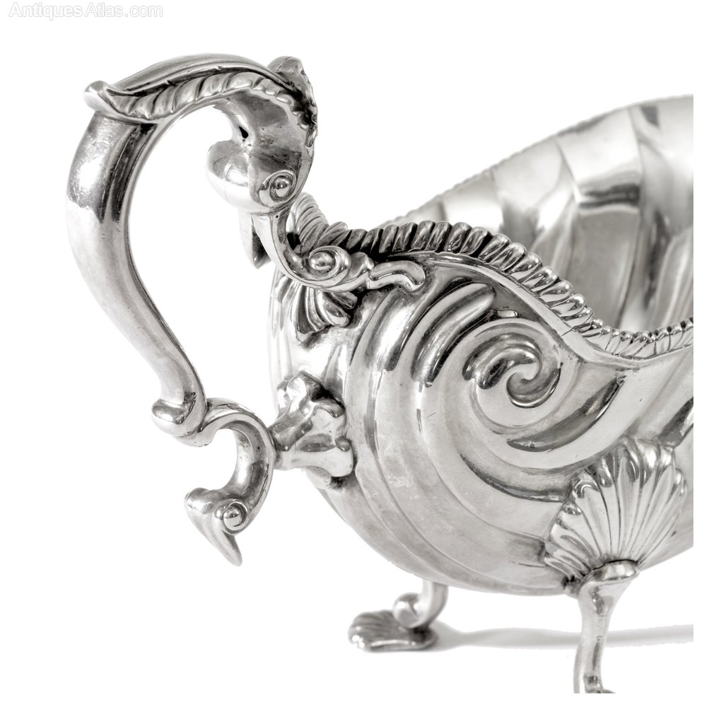 Antiques Atlas Pair Of Sauce Boats Of Conch Shell Design