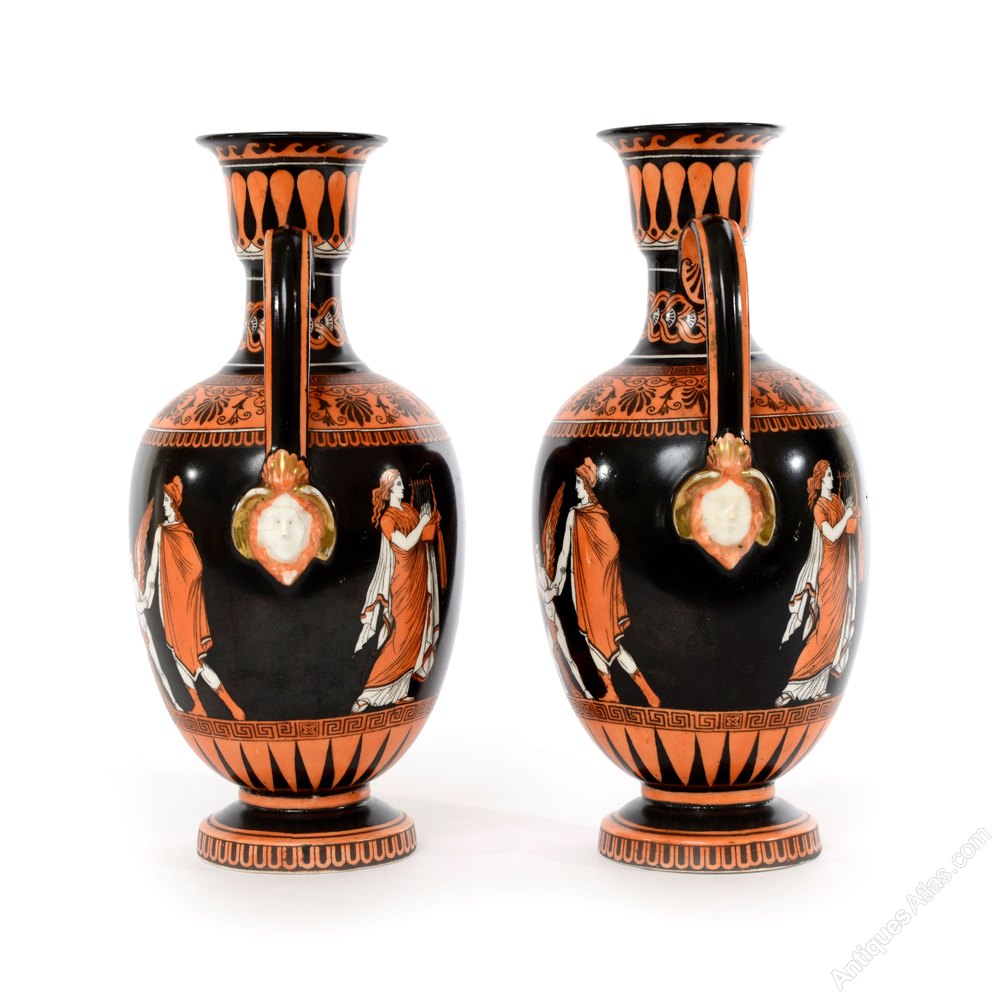 Antiques Atlas Pair Of Victorian Greek Revival Vases
