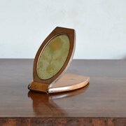 Portable Walnut Campaign Kit Shaving Mirror