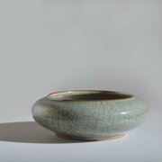 Qing Dynasty Celadon Porcelain Brush Washer