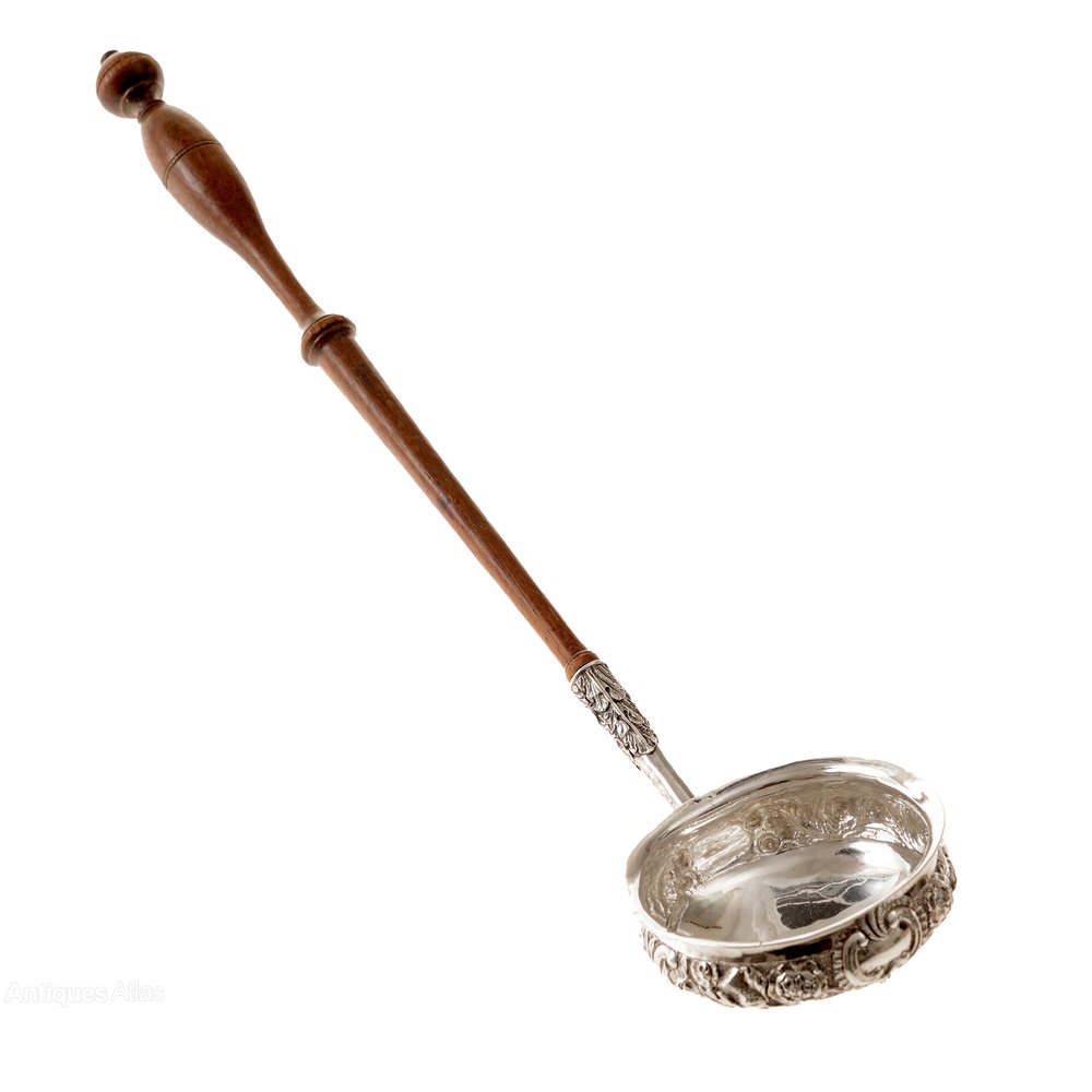 Antiques Atlas Regency Scottish Silver Toddy / Punch Ladle