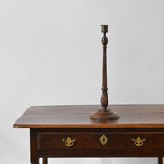 Tall Georgian Mahogany Candlestick