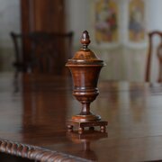 Treen Fruitwood Campana Urn