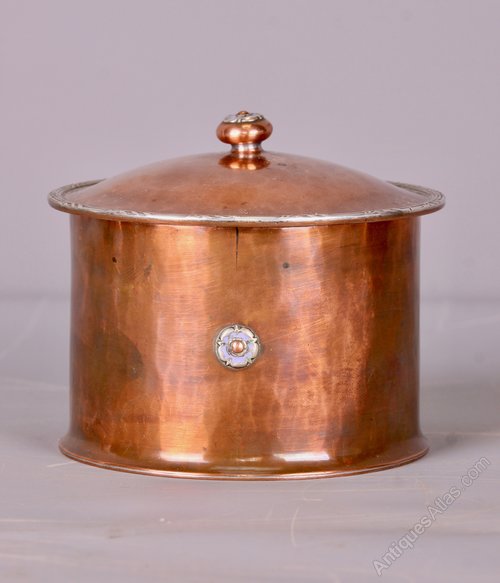 ASHULY COPPER ENAMELS 　小物入れ　イギリス製　エナメル A_E_Jones_Arts__Crafts_Copper_