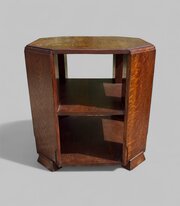 Art Deco Quarter Sawn Oak Book Table
