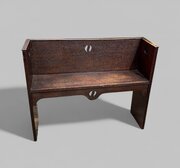 Liberty Arts & Crafts Slim Oak Hall Settle Seat