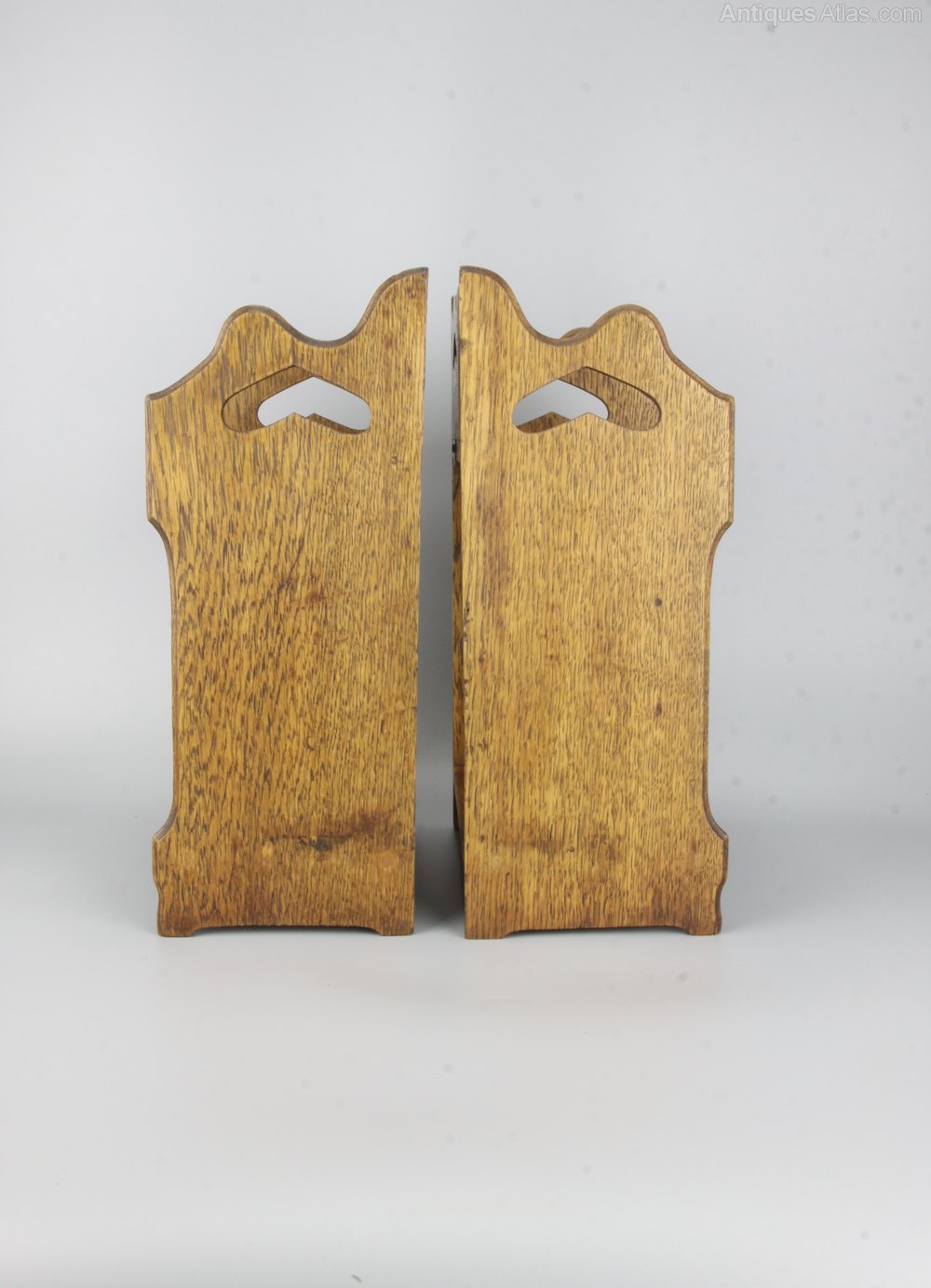 Pair Of Arts & Crafts Wall Shelves C1910 - Antiques Atlas