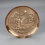 W H Mawson Keswick Arts Crafts Copper Dragon Plate