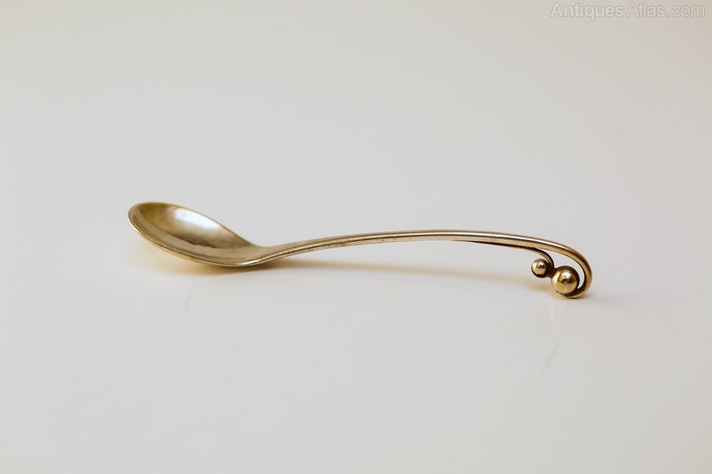 Antiques Atlas Jensen Salt / Condiment Spoons