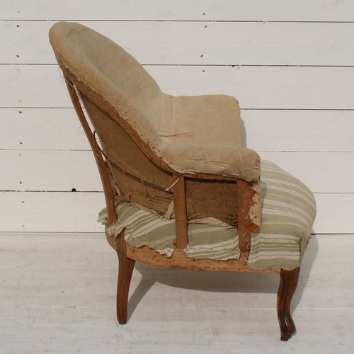 Antique French 'Crapaud' ArmchairsUpholstery Inc Antiques Atlas