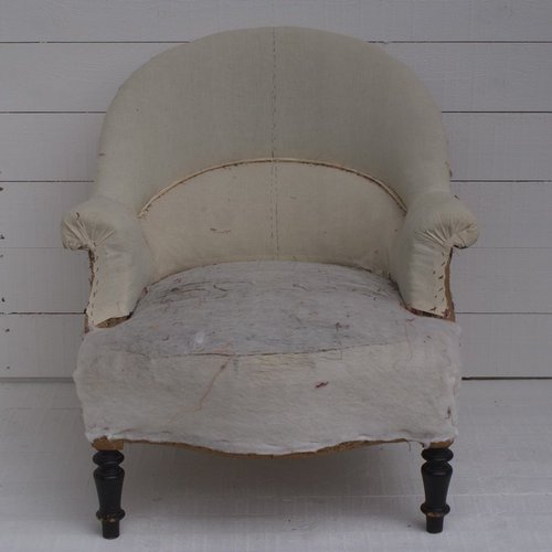Antique French 'Crapaud' For Reupholstery Antiques Atlas
