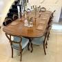  Antique 12 Seater Triple-Pedestal Dining Table