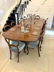  Antique 12 Seater Triple-Pedestal Dining Table