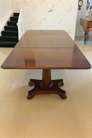 Antique 16 Seater Three Pedestal Dining Table