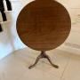 Antique 18th Century Figured Mahogany Lamp Table