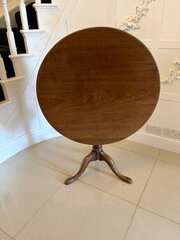 Antique 18th Century Figured Mahogany Lamp Table