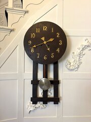 Antique Arts And Crafts Oak Wall Clock