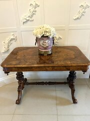 Antique Burr Walnut Freestanding Centre Table