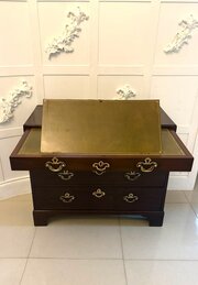 Antique Chest Of Drawers With Fitted Desk