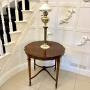 Antique Edwardian Satinwood-Inlaid Lamp Table