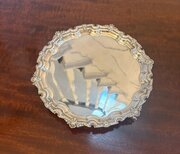 Antique Edwardian Silver Plated Salver Tray