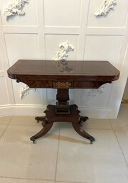 Antique English Regency Mahogany Console Table