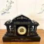 Antique Exceptional Large Marble Mantel Clock