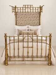 Antique Exhibition Quality Solid Brass Double Bed
